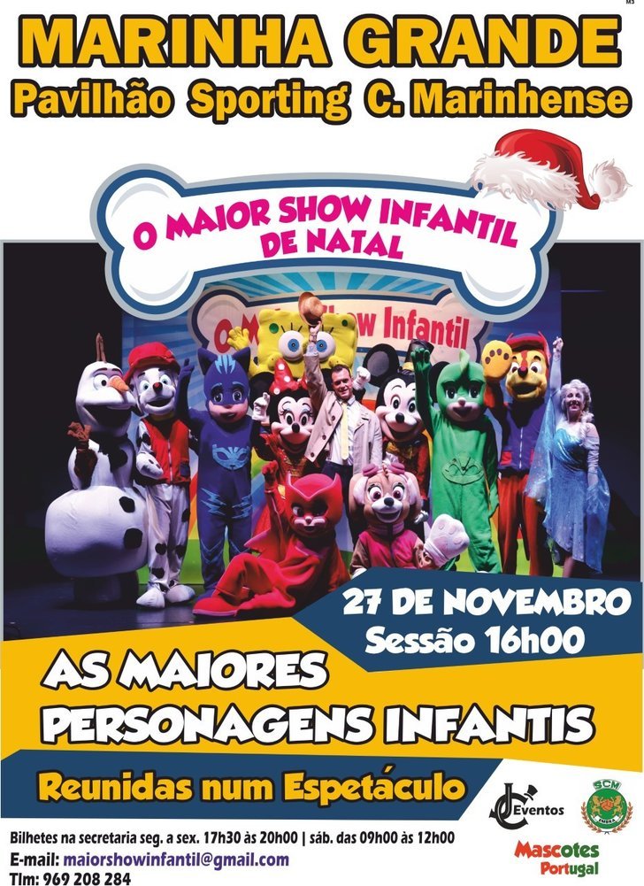 O MAIOR SHOW INFANTIL DE NATAL NO SPORTING CLUBE MARINHENSE