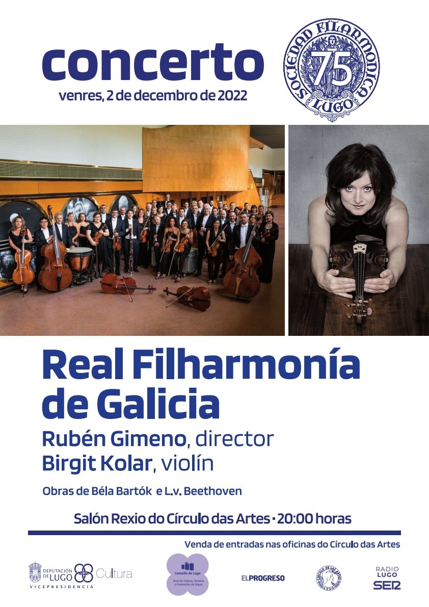 Concerto da Real Filharmonía de Galicia con Birgit Kolar e Rubén Gimeno