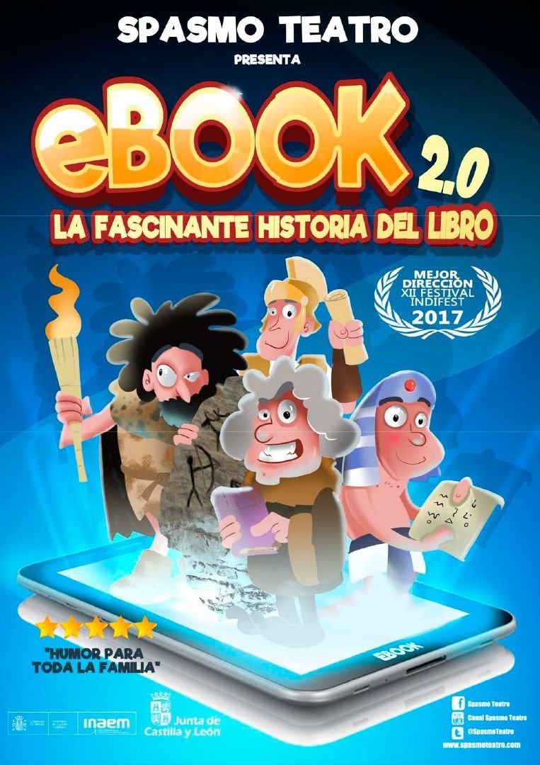 Teatro familiar “Ebook 2.0. La fascinante historia del libro”