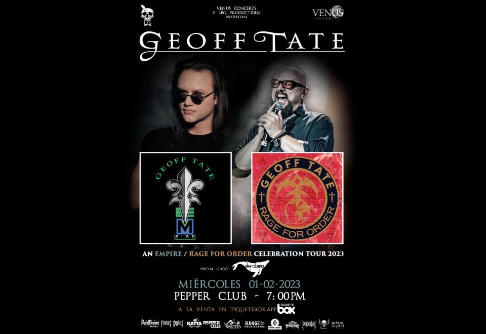 Geoff Tate (Queensryche) Empire + Rage For Order live!