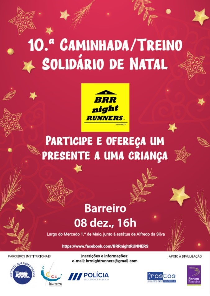 10ª Caminhada/ Treino Solidário de Natal | BRRnightRUNNERS