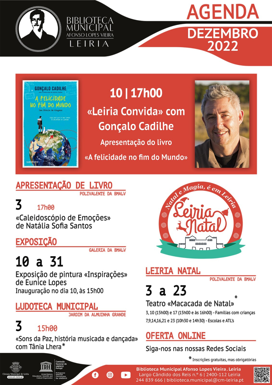 Agenda - Biblioteca Municipal Afonso Lopes Vieira