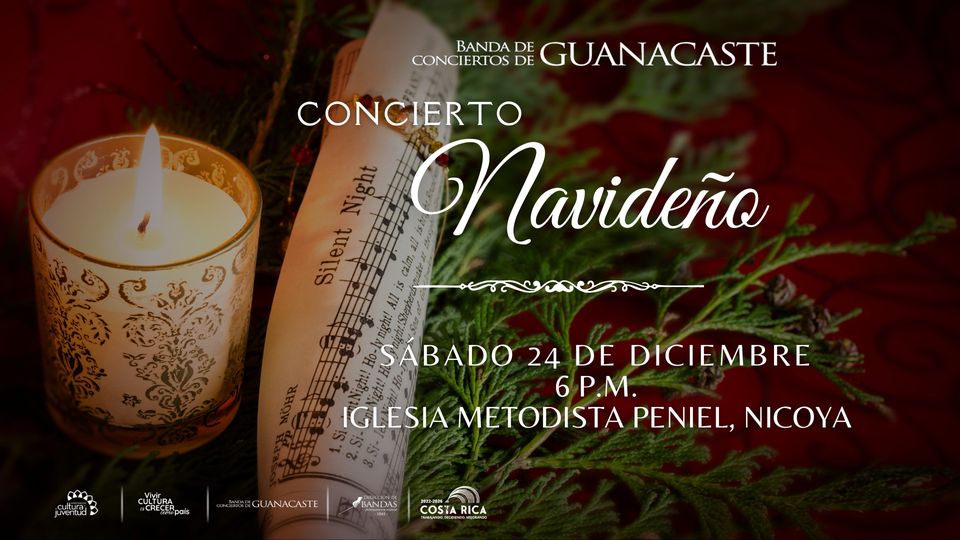 Concierto Navideño en Nicoya con la Banda de Conciertos de Guanacaste