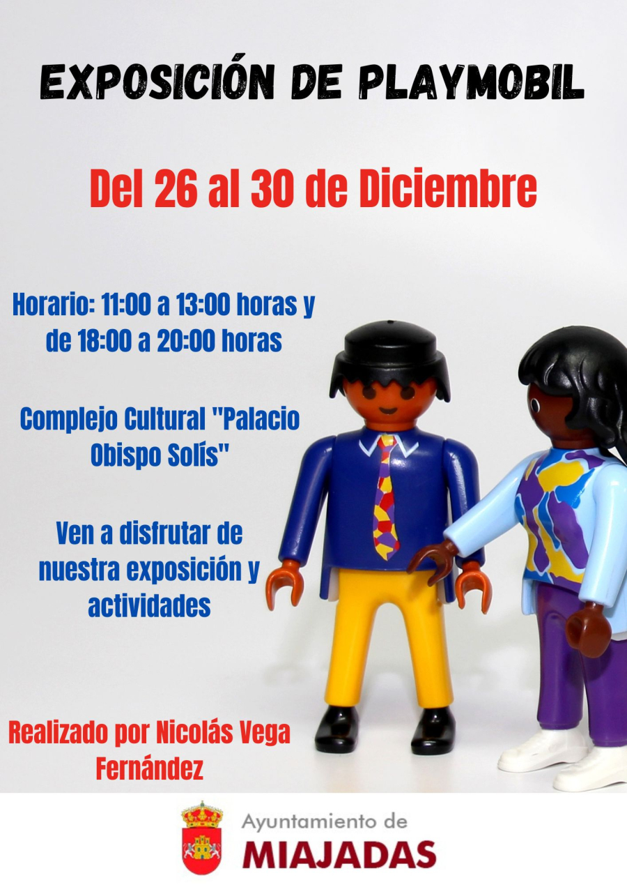 Exposición de Playmobil en Miajadas por Nicolás Vega Fernandéz