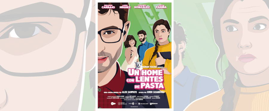 Un home con lentes de pasta