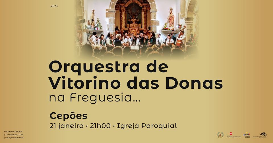 Orquestra de Vitorino das Donas na Freguesia... de Cepões