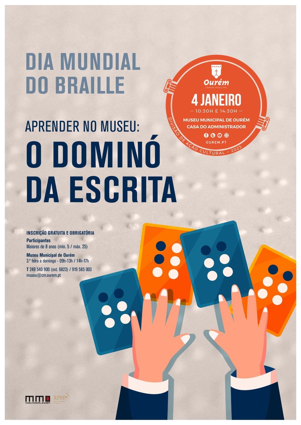 DIA MUNDIAL DO BRAILLE - “APRENDER NO MUSEU: O DOMINÓ DA ESCRITA”