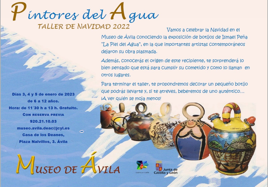 TALLER DE NAVIDAD 2022 DEL MUSEO DE ÁVILA: PINTORES DEL AGUA