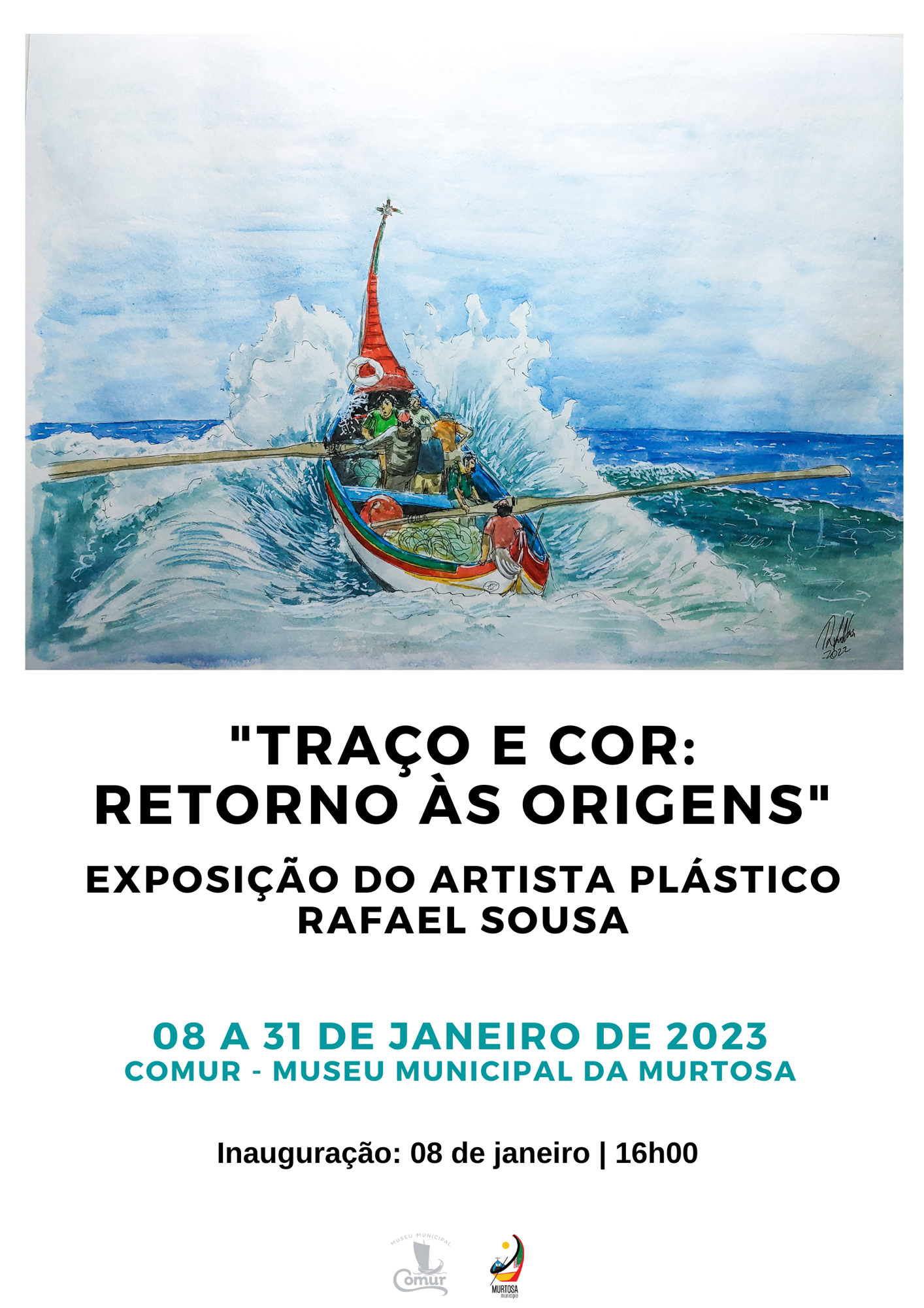 Inauguração da Exposição 'Traço e Cor: Retorno às Origens', de Rafael Sousa