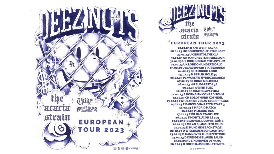 Deez Nuts w/ Guests: The Acacia Strain, Unity TX, Brothers Till We Die