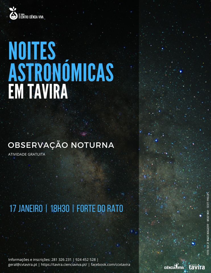 Noites astronómicas em Tavira 
