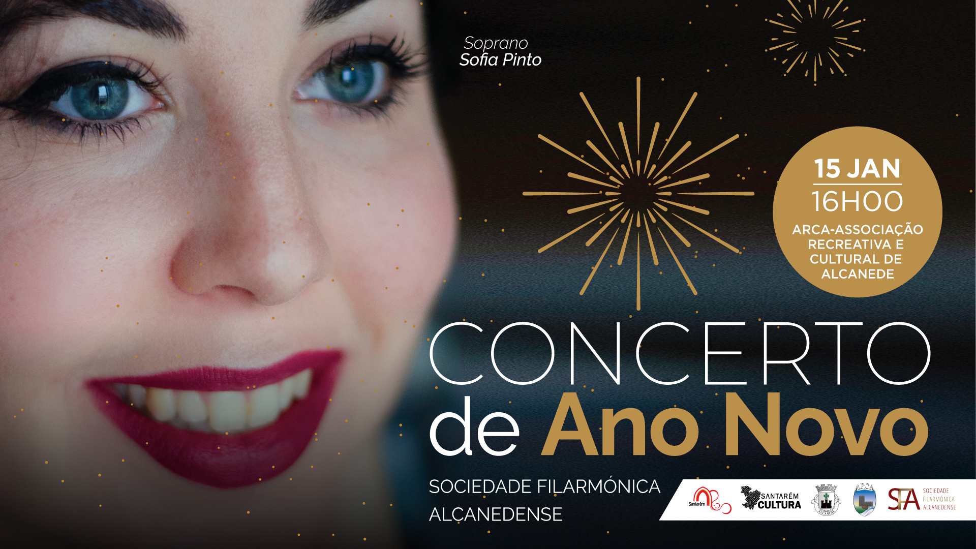 Concerto de Ano Novo | Soprano Sofia Pinto Sociedade Filarmónica Alcanedense