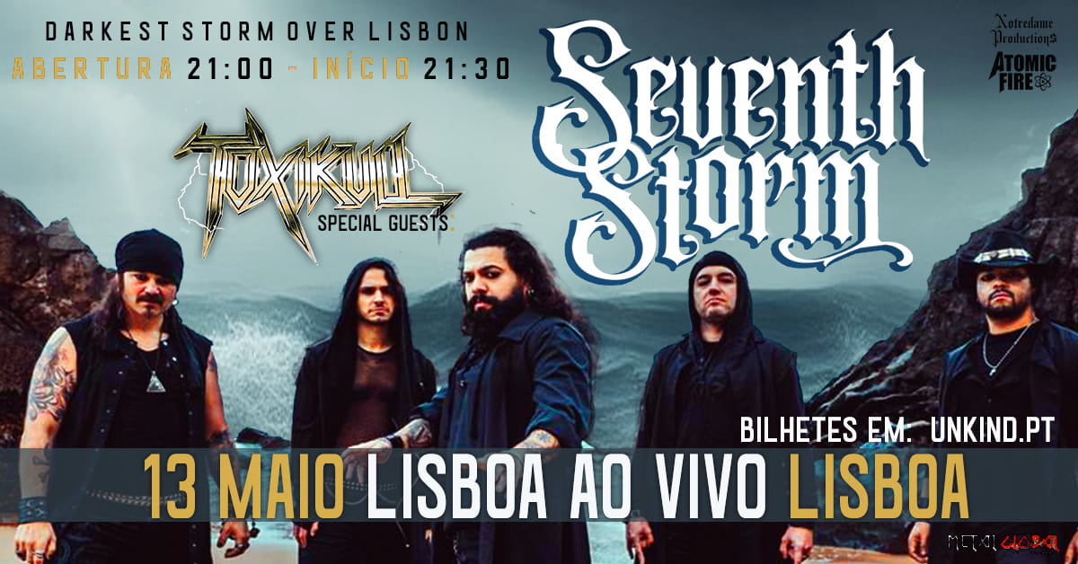 SEVENTH STORM - 'Darkest Storm Over Lisbon'  -  Lisboa ao Vivo
