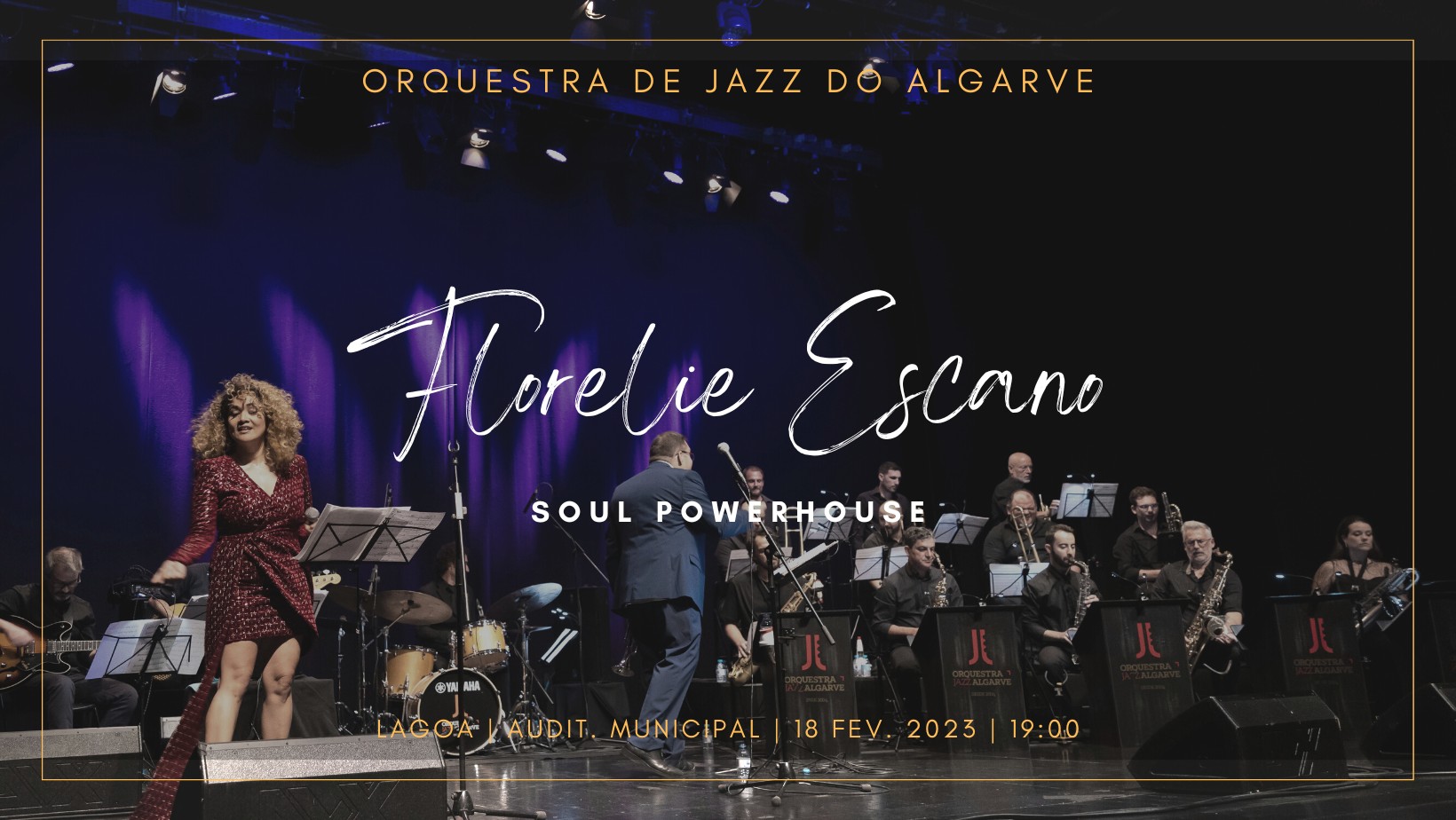 Florelie Escano | Soul Powerhouse | Orq. Jazz Algarve | Lagoa