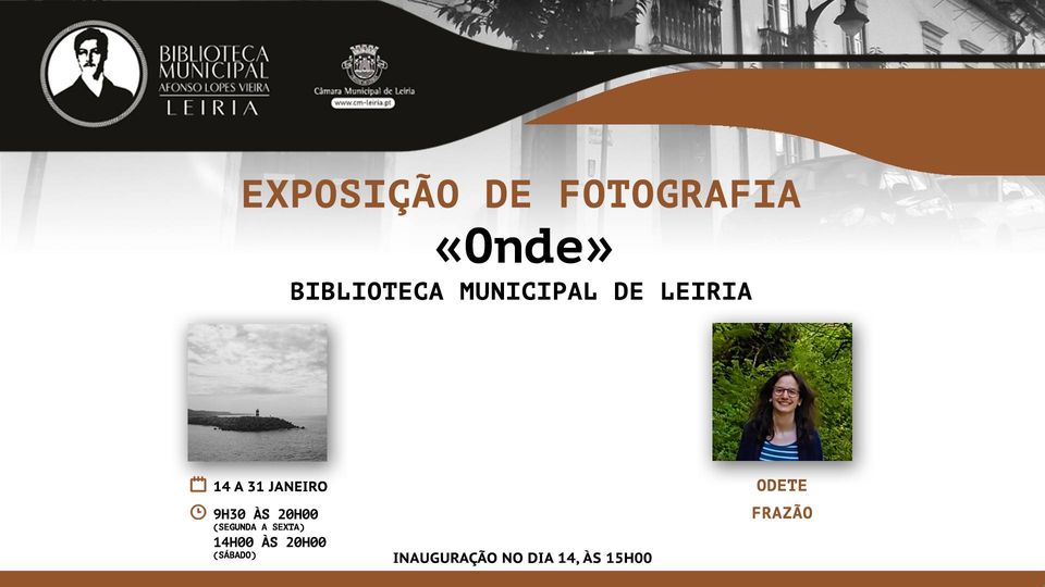 Exposição de fotografia «Onde» de Odete Frazão
