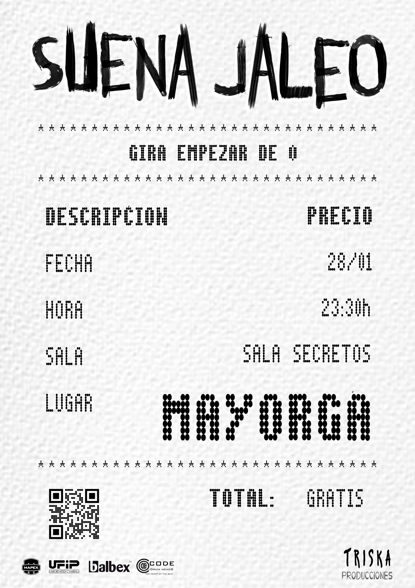 Concierto SUENA JALEO / Sala Secretos (Mayorga)