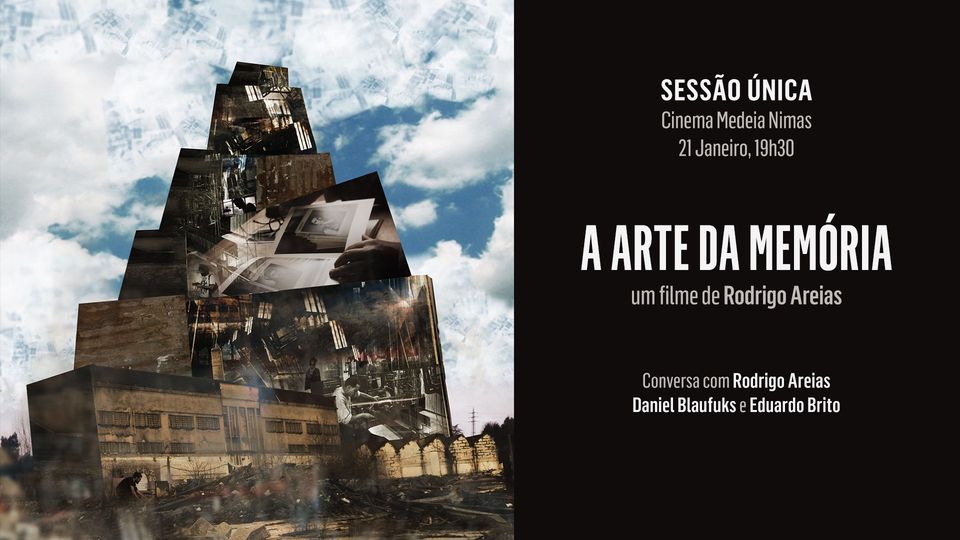 A ARTE DA MEMÓRIA, de Rodrigo Areias - Sessão Única