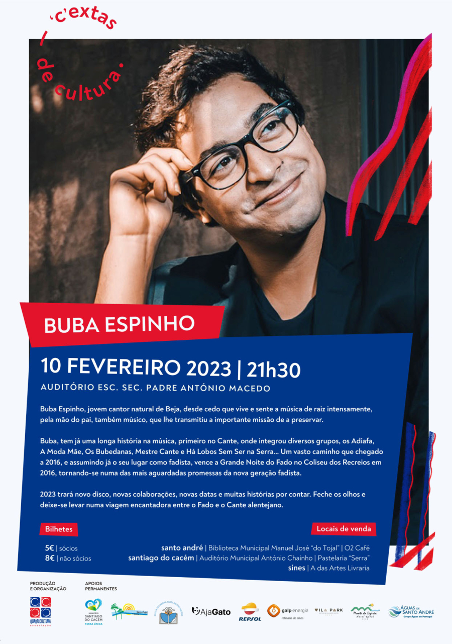 C”extas de Cultura com Buba Espinho foto