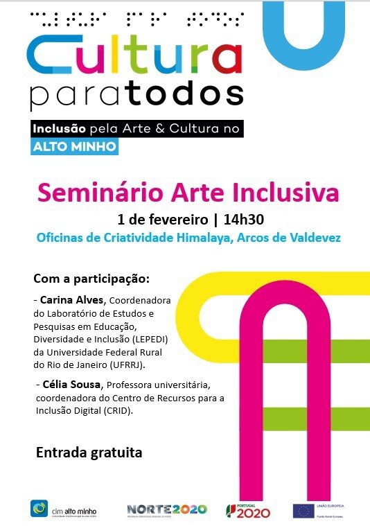 Seminário sobre Arte inclusiva em Arcos de Valdevez