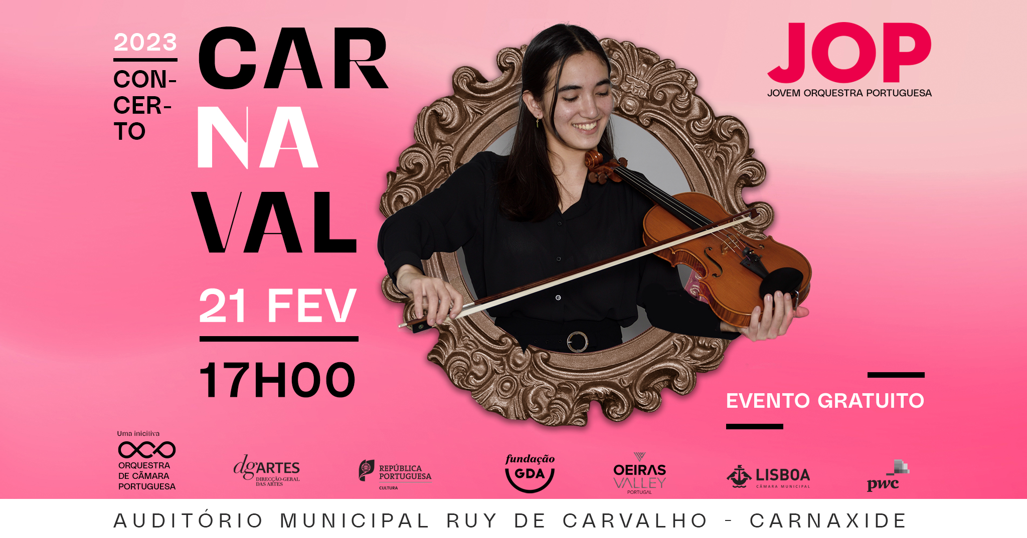 Concerto Carnaval JOP - Auditório Ruy de Carvalho