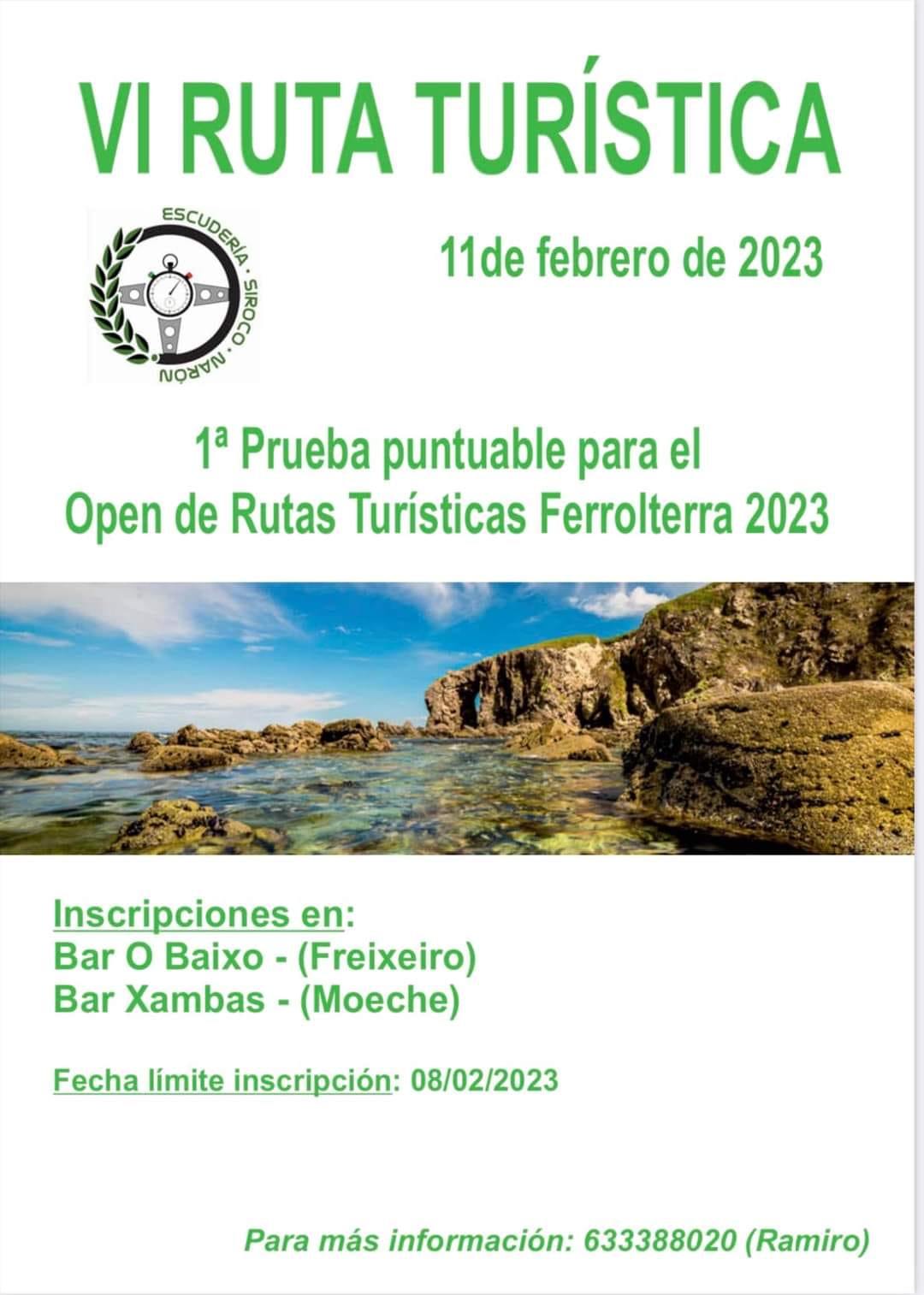VI ruta turística Ferrolterra 2023