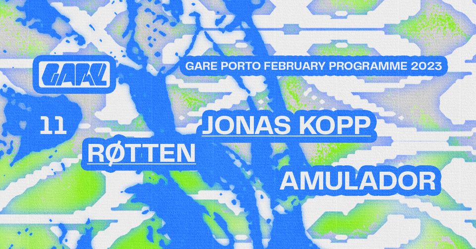 Jonas Kopp + RØTTEN + Amulador 