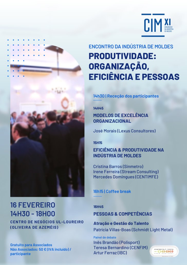 CEFAMOL ORGANIZA A SESSÃO 'PRODUTIVIDADE: ORGANIZAÇÃO, EFICIÊNCIA E PESSOAS'