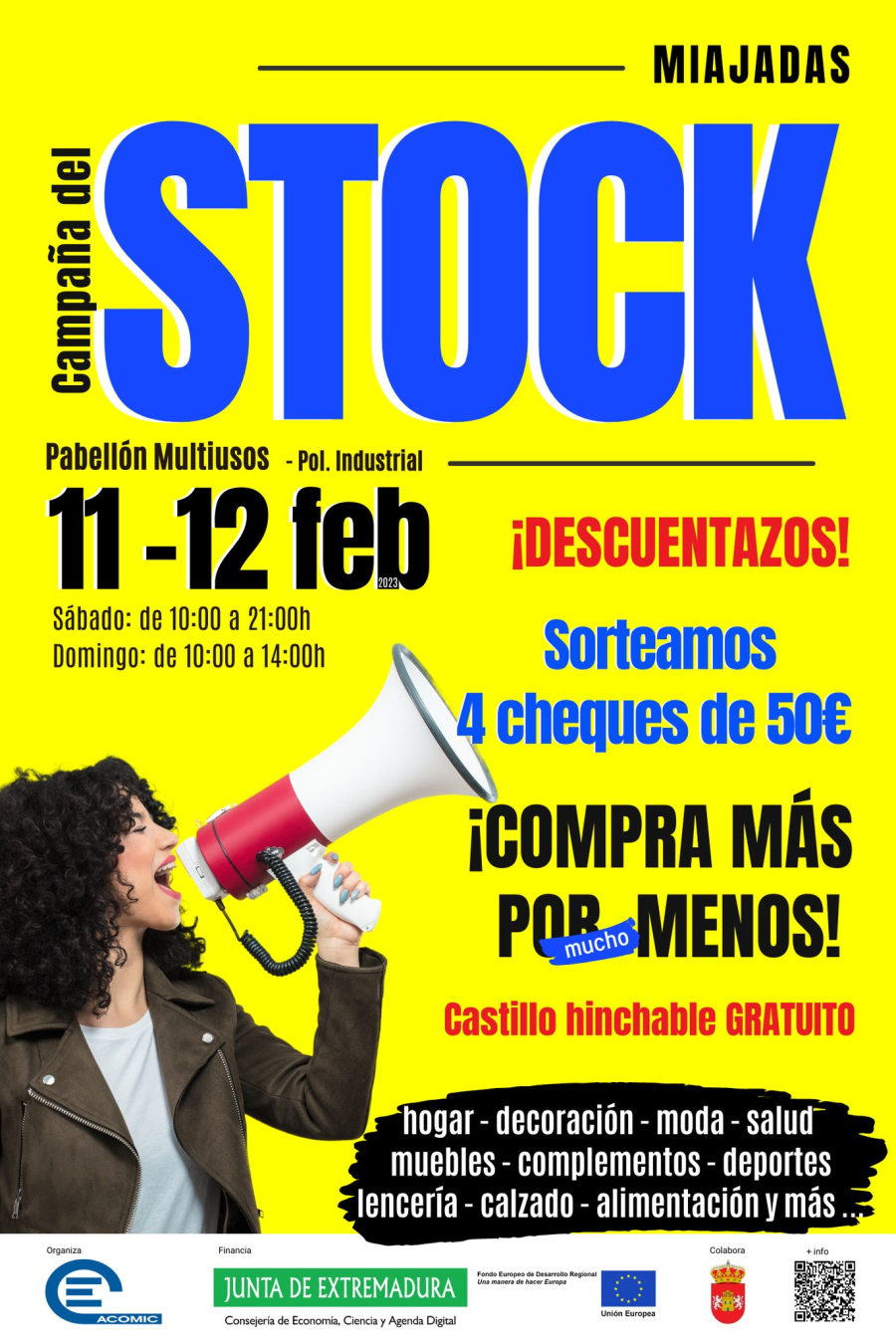 Los DESCUENTAZOS llegan a Miajadas en la campaña del STOCK