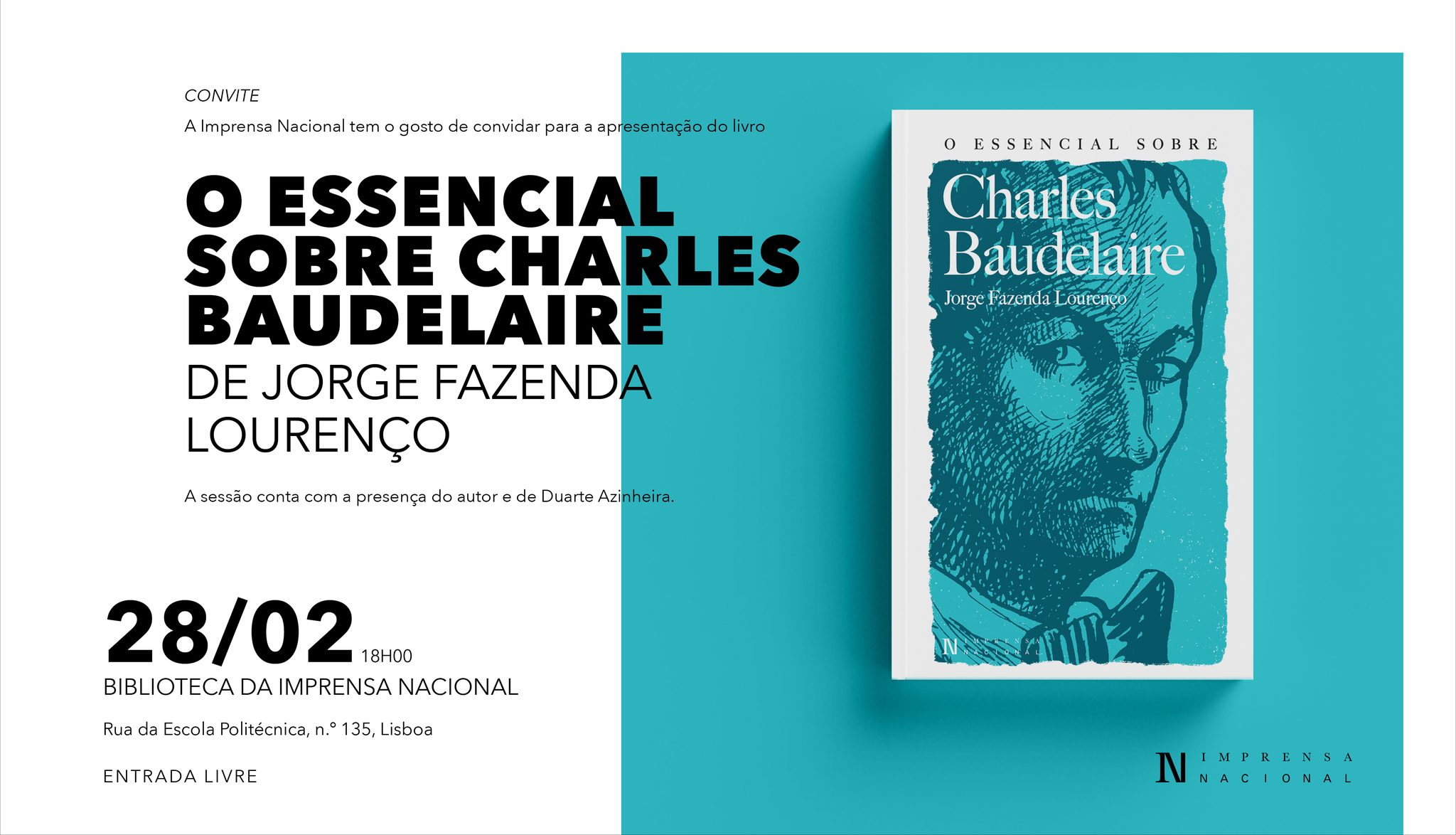 Apresentação | O Essencial sobre Charles Baudelaire, de Jorge Fazenda Lourenço