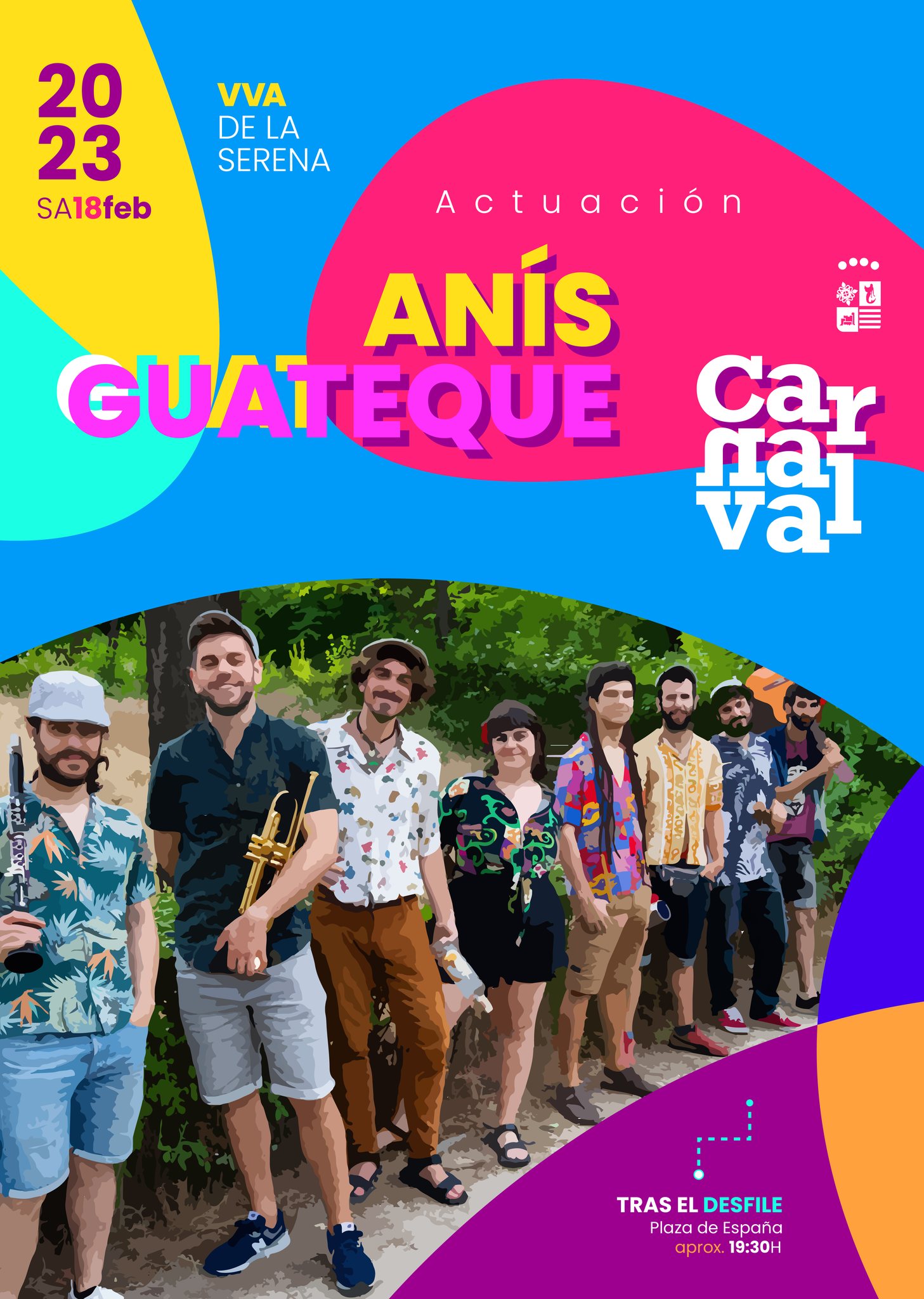 'Anís Guateque' en concierto #CarnavalVva23