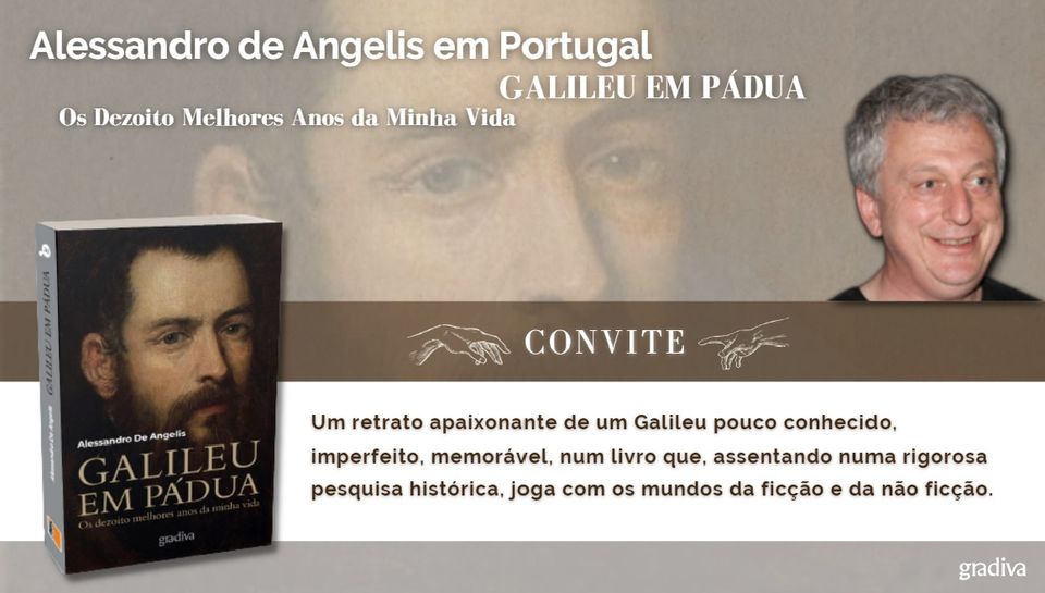 Sessão de lançamento livro Galileu em Pádua  Alessandro de Angelis | Coimbra
