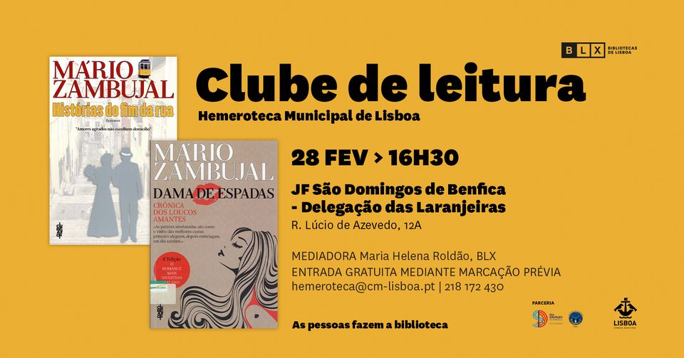 Clube de Leitura da Hemeroteca | Mário Zambujal