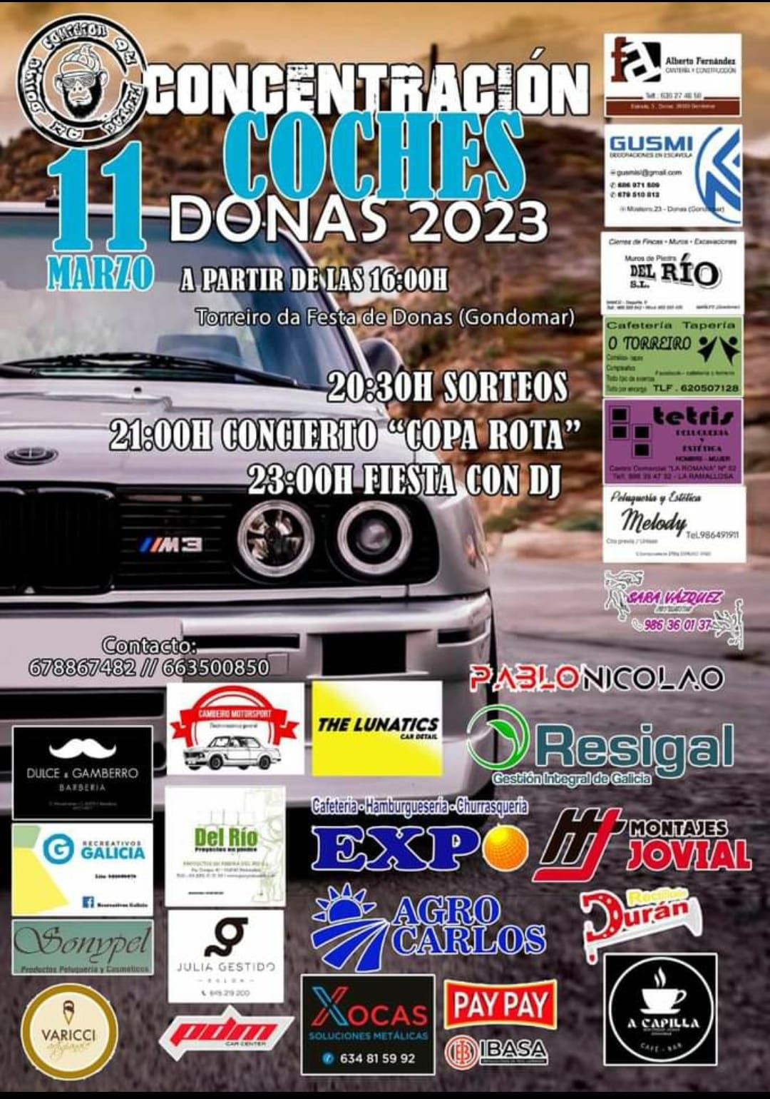 Concentración coches Donas2023