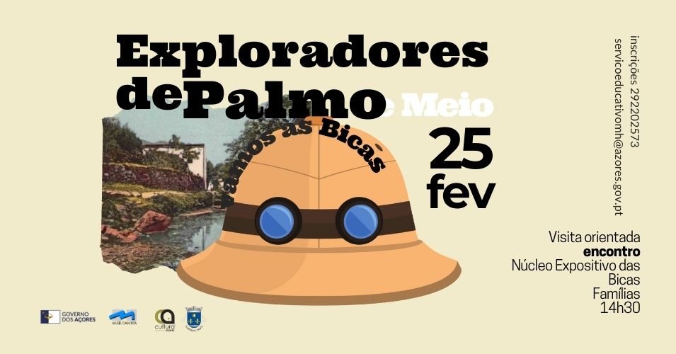 Exploradores de Palmo e Meio - Vamos às Bicas! - visita orientada às Bicas dos Flamengos