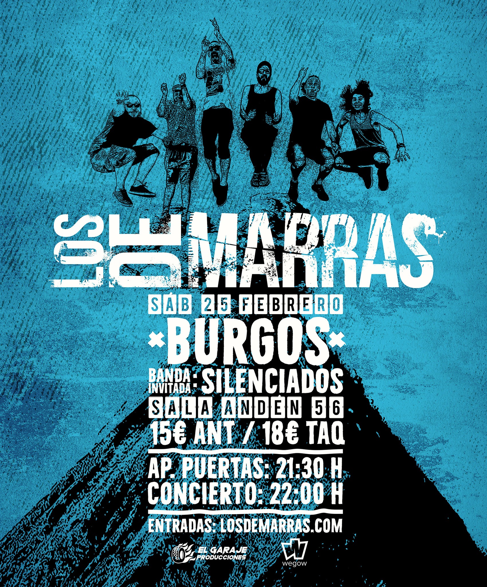 Los de Marras + Silenciados en Burgos