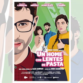 Un home con lentes de pasta