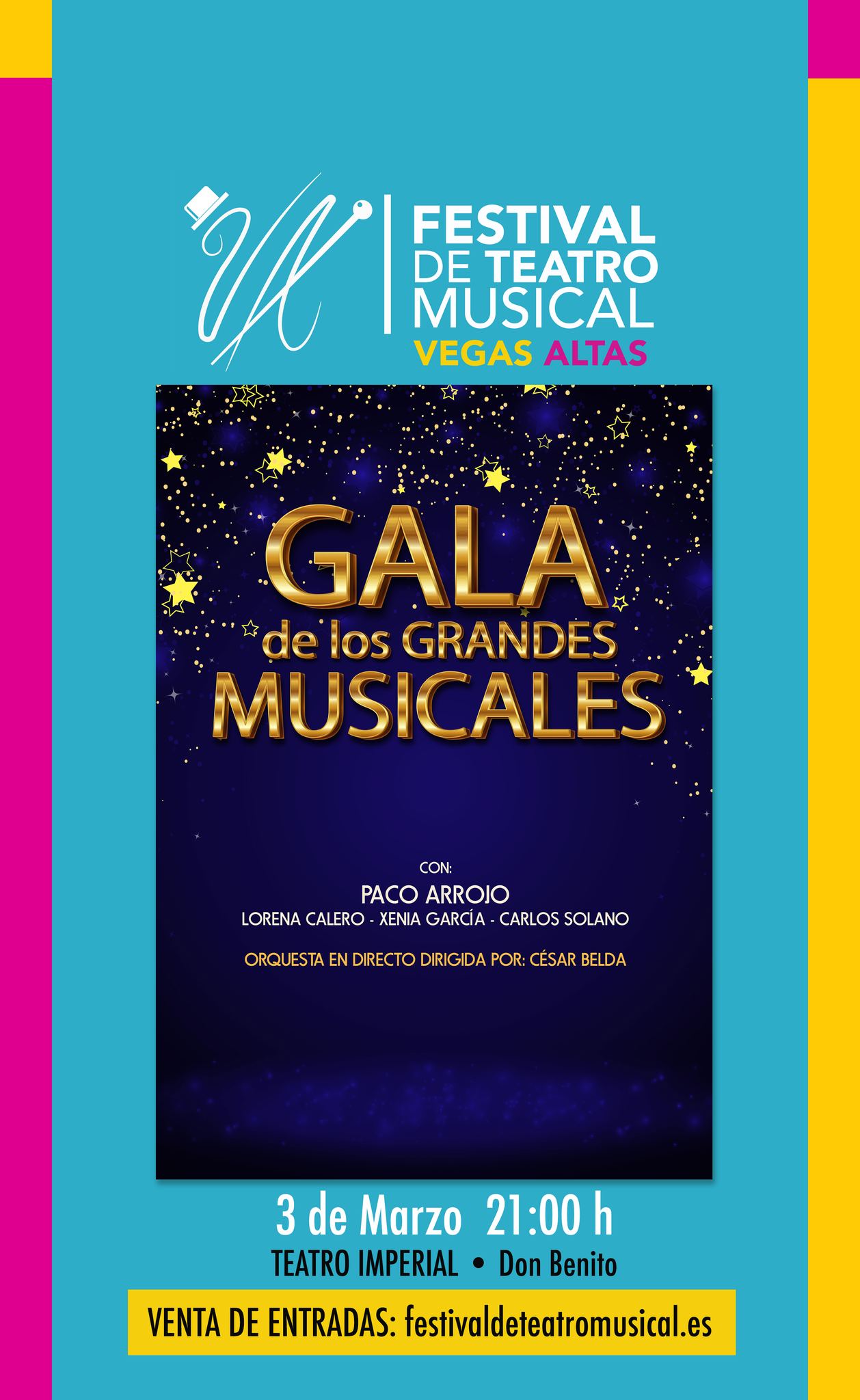 Inauguración Festival de Teatro Musical Vegas Altas «Gala de los grandes Musicales»