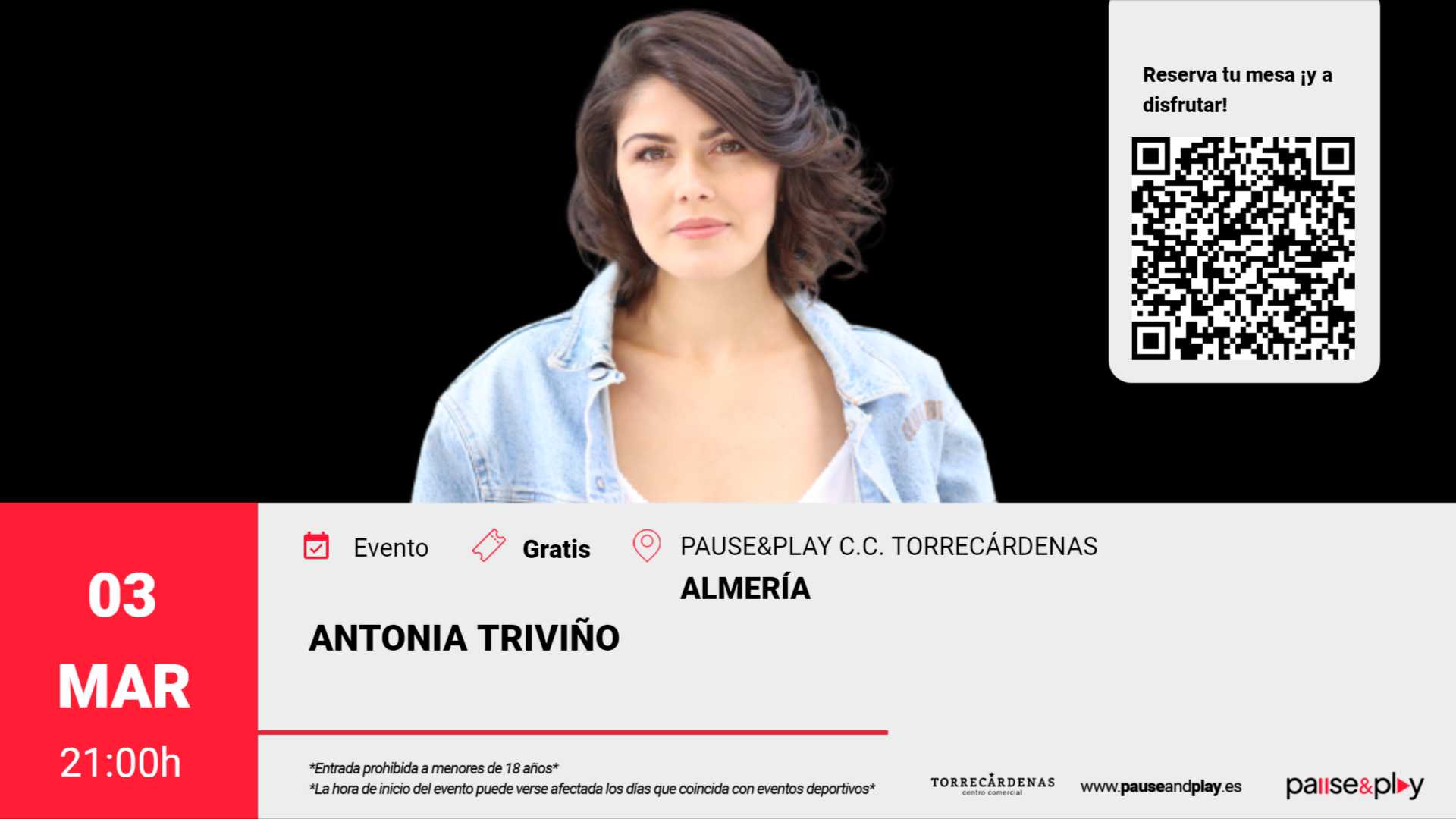 Monólogo Antonia Triviño Pause&Play C.C. Torrecárdenas (Almeria)