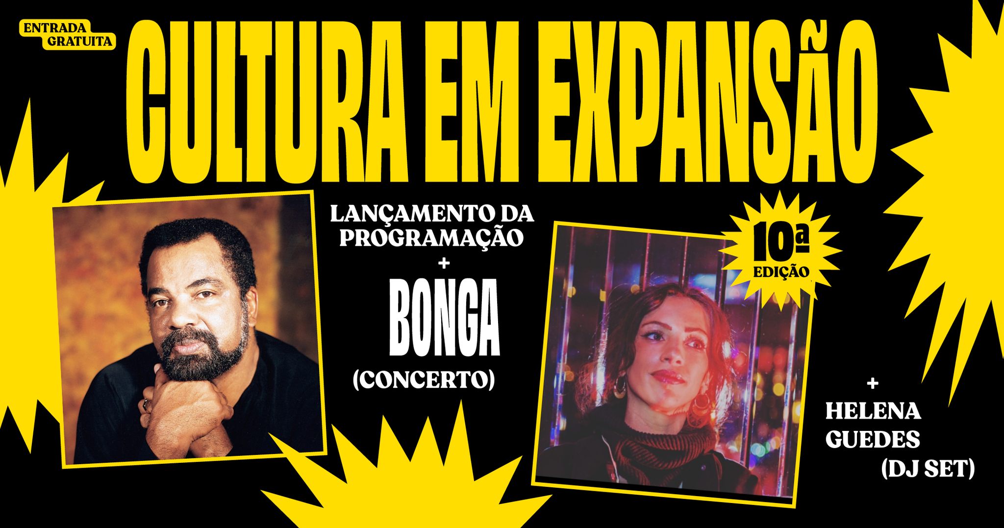 Lançamento Cultura em Expansão 2023 c/ Bonga + Helena Guedes