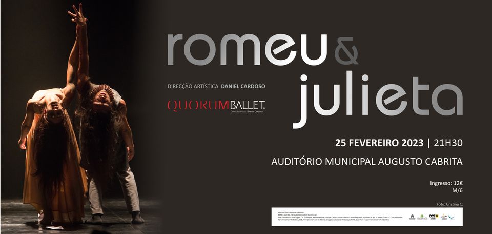 “Romeu & Julieta”, da Companhia Quorum Ballet