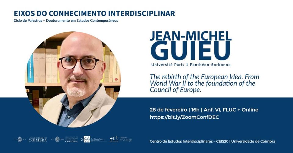 Jean-Michel Guieu no Ciclo de Palestras do DEC