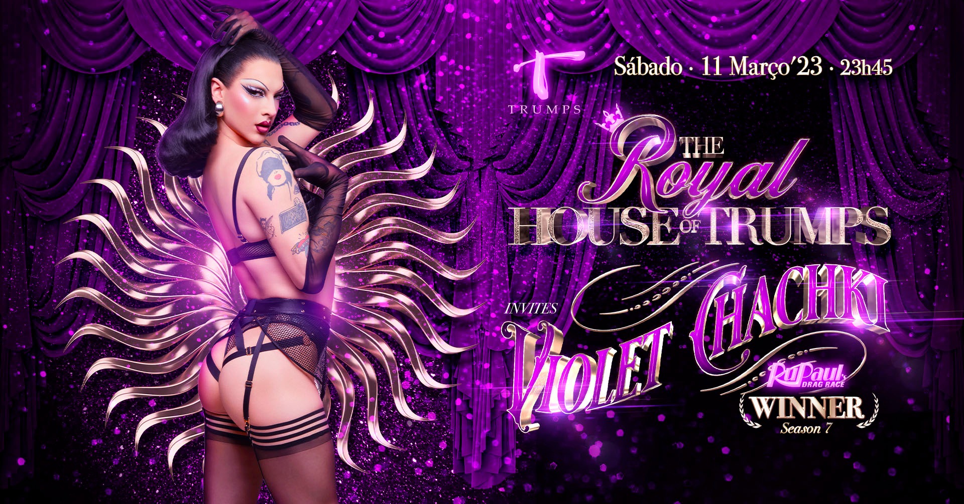 VIOLET CHACHKI @ The Royal House of Trumps