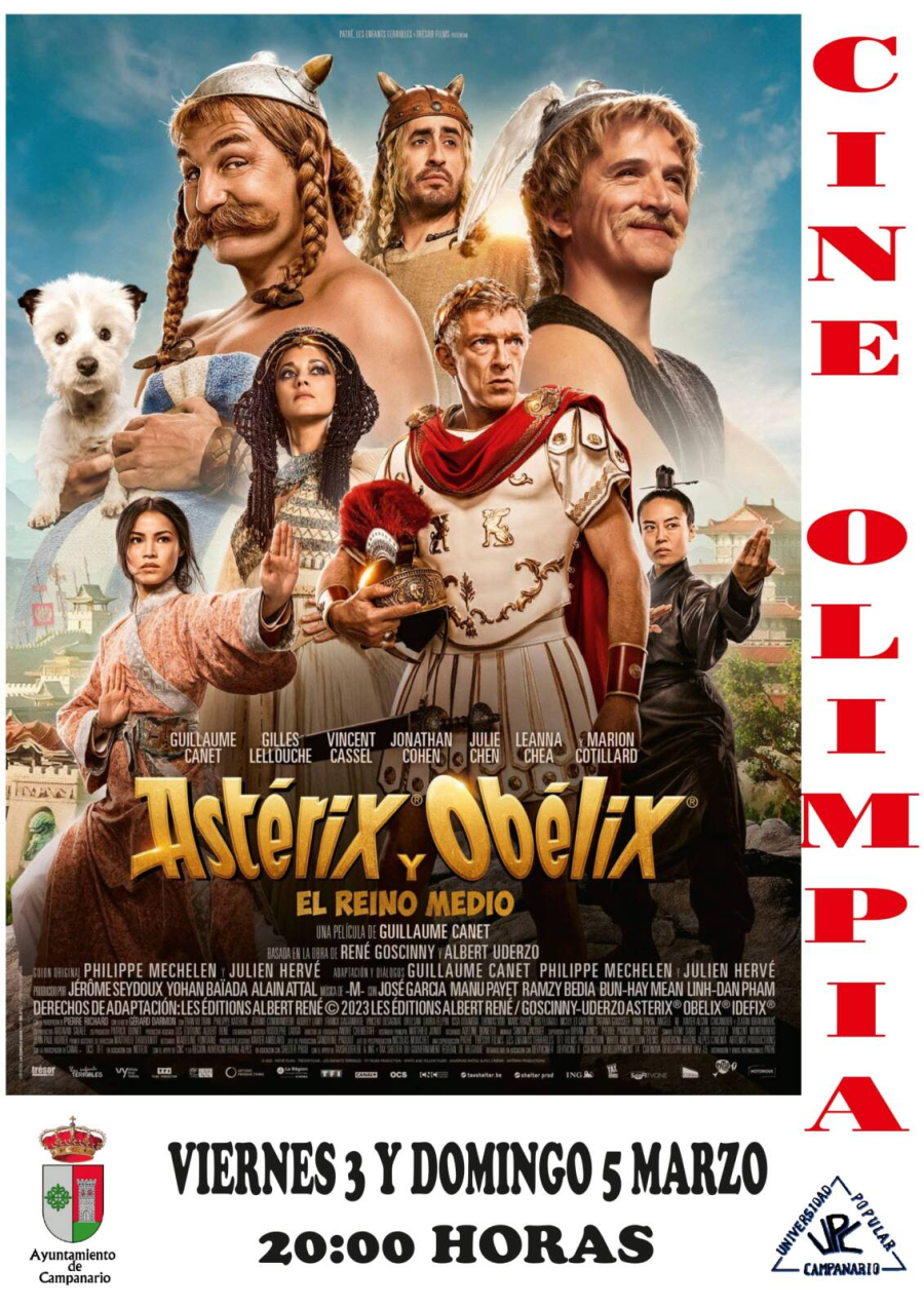 Cine Olimpia: ‘Astérix y Obélix: El Reino Medio’