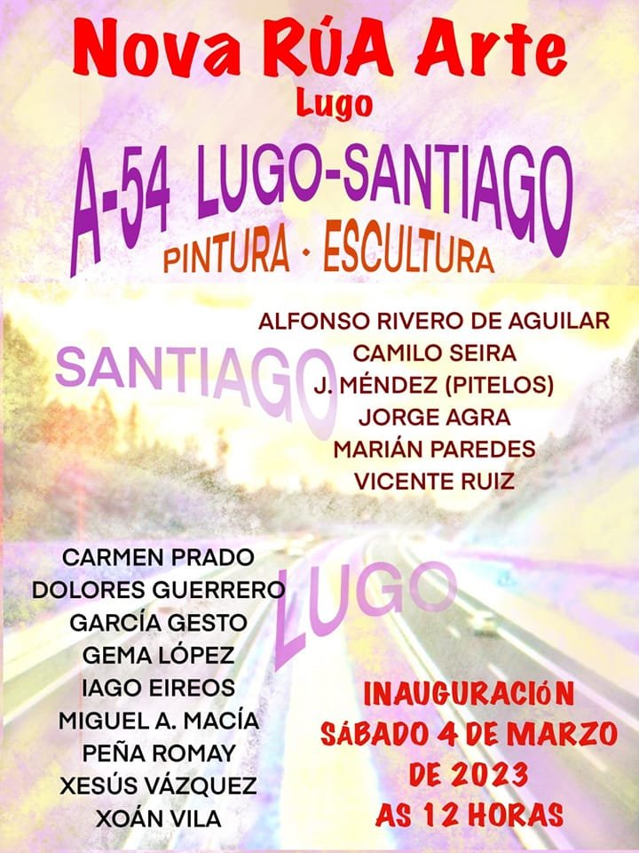 Inauguración da expo «A-54 Lugo Santiago»