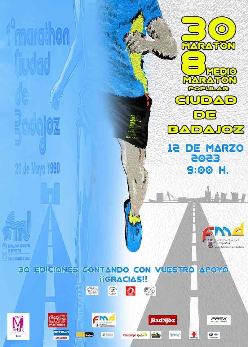 30º maratón y 8º medio maratón Ciudad de Badajoz