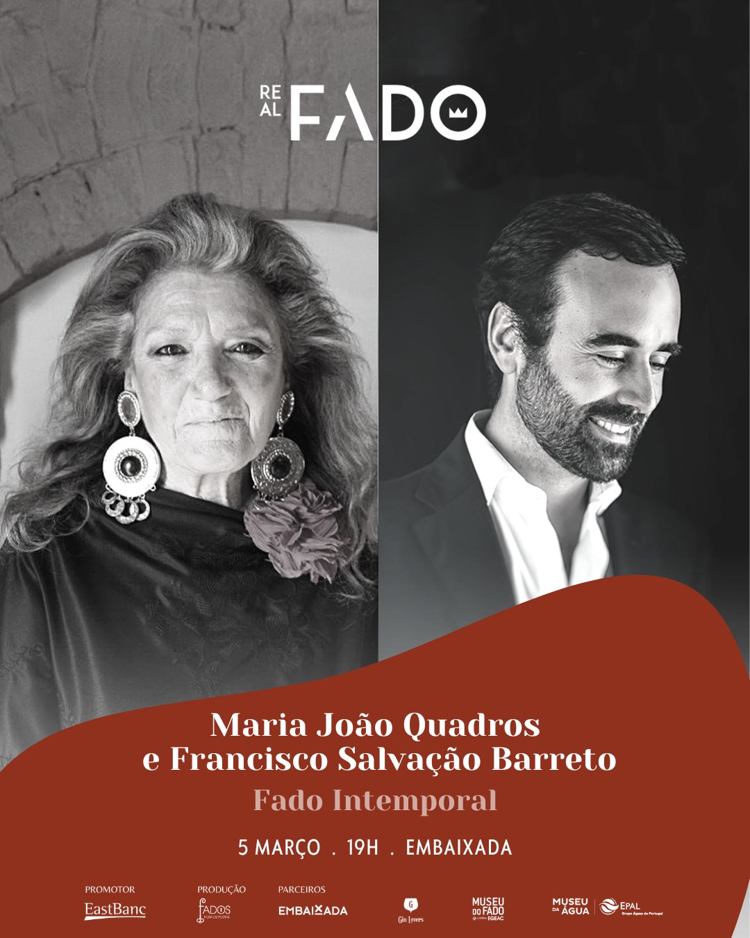 FADO INTEMPORAL com Maria João Quadros e Francisco Salvação Barreto