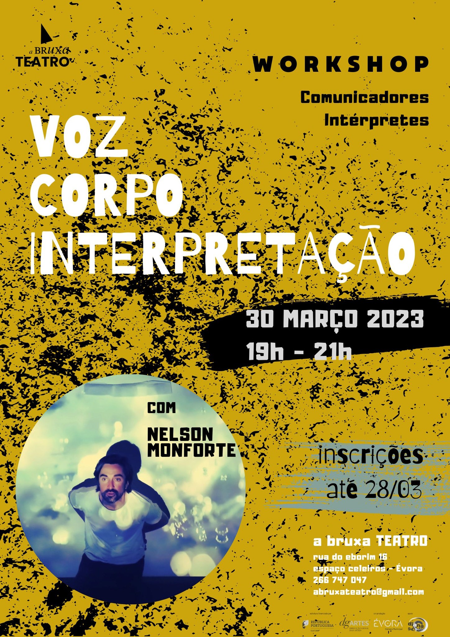 WORKSHOP Voz-Corpo-Interpretação