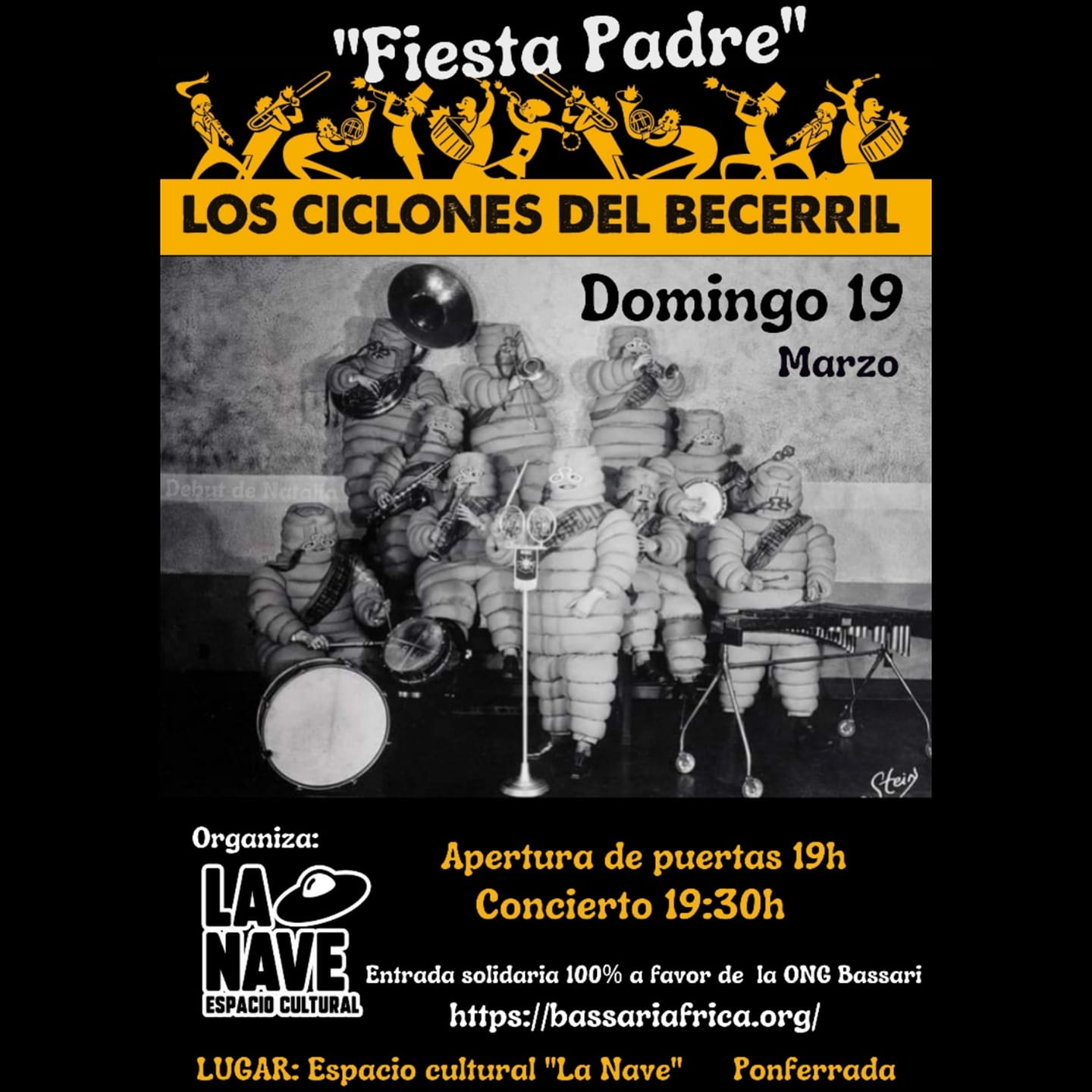 Fiesta Padre - Concierto de Los Ciclones del Becerril