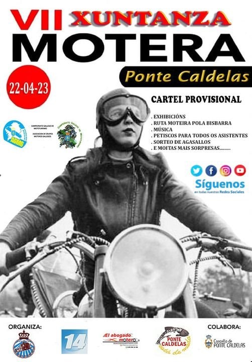 VII Xuntanza motera Ponte Calderas (PO) Organiza Motoclub Redondela