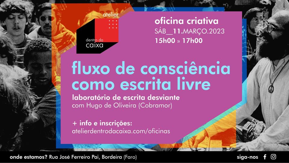 fluxo de consciência como escrita livre